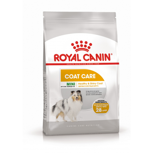 Сухой корм Royal Canin Mini Coat Care для взрослых собак мелких размеров с тусклой и сухой шерстью