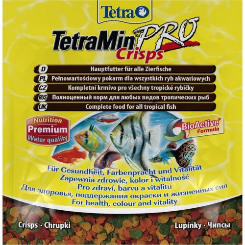Корм для рыбок TetraMin Pro Crisps (чипсы) 12г