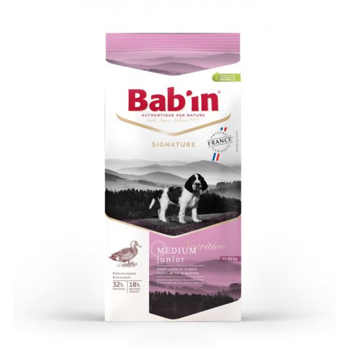 BAB’IN SIGNATURE MEDIUM JUNIOR Сухой корм для щенков средних пород/самок в период берем-сти и кормления