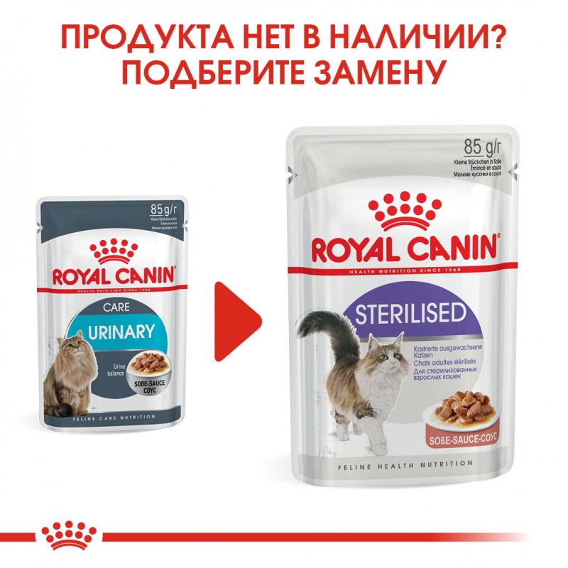 Royal Canin URINARY CARE (лечебный корм для взрослых кошек в целях профилактики мочекаменной болезни)