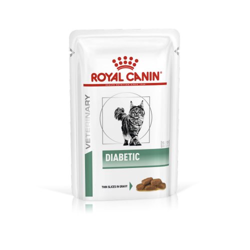 Royal Canin Diabetic Feline Корм диетический для взрослых кошек при сахарном диабете, соус (12 шт)