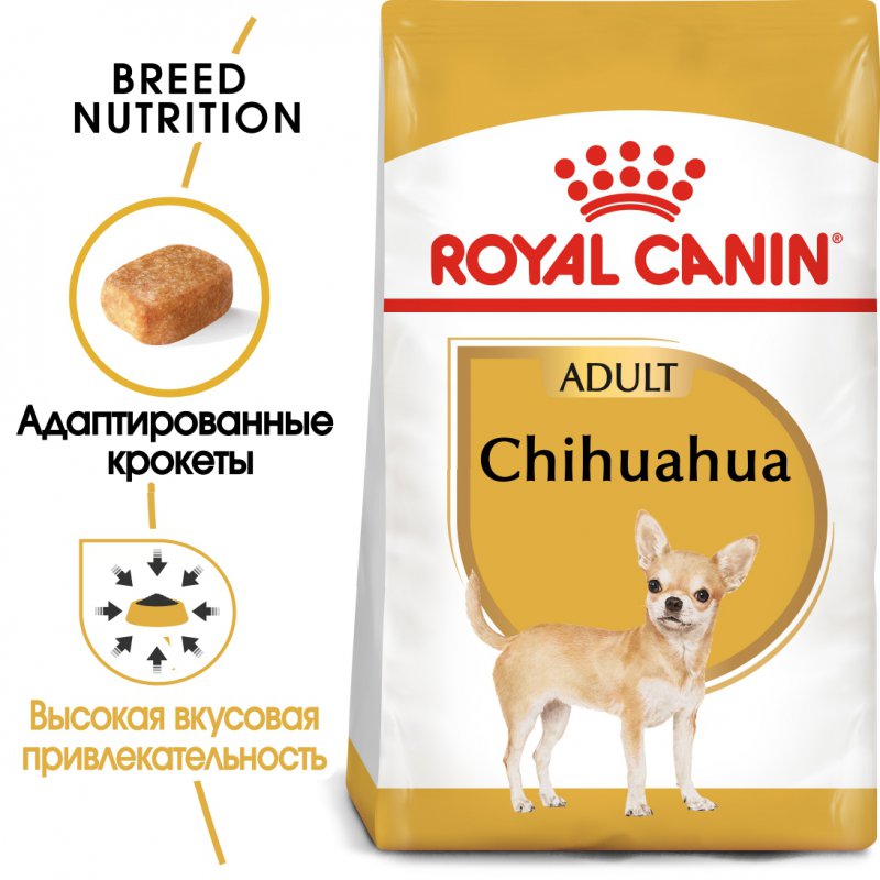 Сухой корм Royal Canin Chihuahua Adult для взрослых собак породы Чихуахуа от 8 месяцев