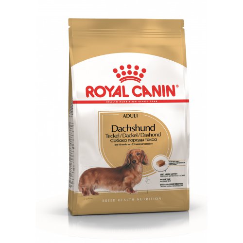 Упаковка Сухой корм Royal Canin Dashshund Adult для взрослых собак породы Такса от 10 мес