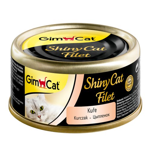 GimCat ShinyCat Filet консервы для кошек из цыпленка