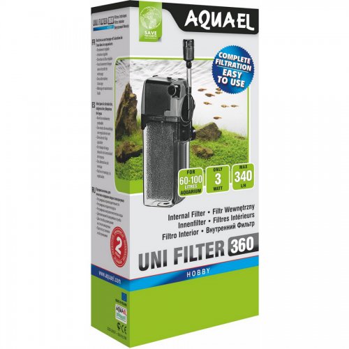 AquaEL Фильтр UNIFILTER 360 (60-100л) 340л/ч 3Вт