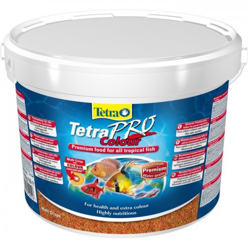 Упаковка Корм для рыбок TetraPro Color Crisps (чипсы) 10л