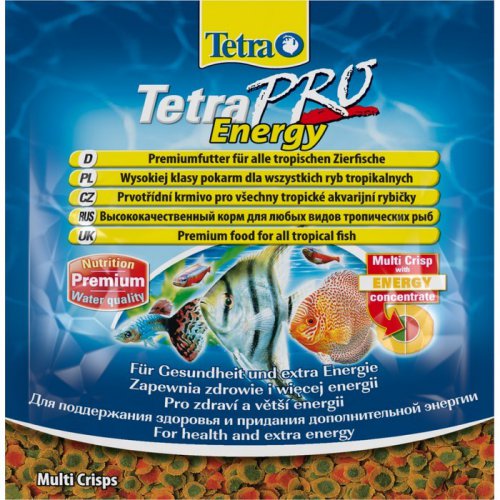 Упаковка Корм для рыбок TetraPro Energy Crisps (чипсы) 12гр