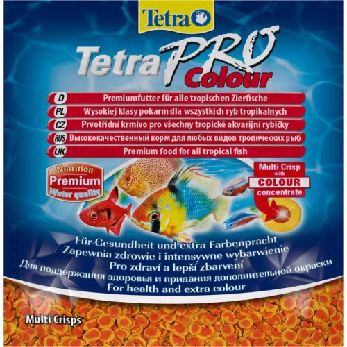 Упаковка Корм для рыбок TetraPro Color Crisps (чипсы)