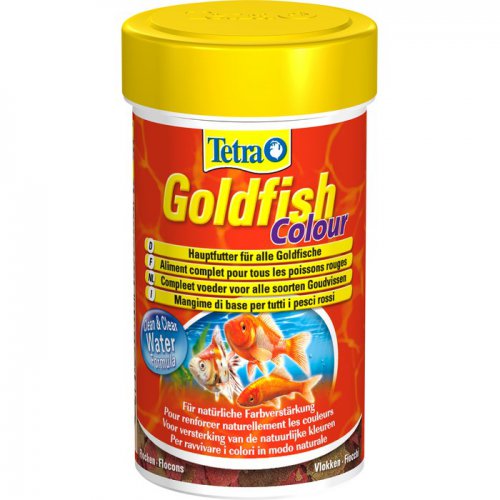 Упаковка Корм для рыбок Tetra Goldfish Color Flakes (хлопья)
