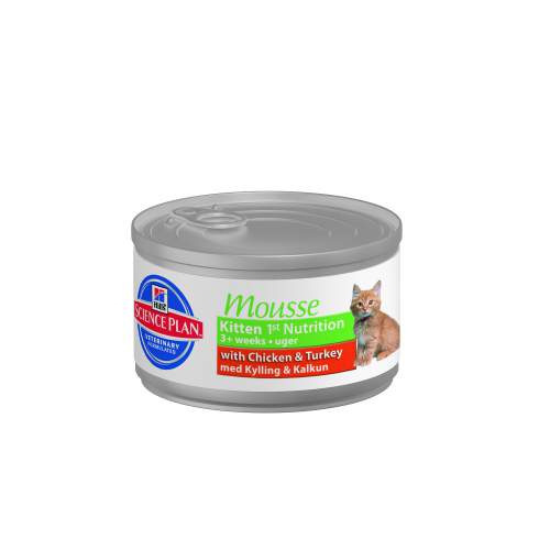 Hill's консервы для котят с 3-х недельного возраста SP Kitten 1st Nutrition Mousse