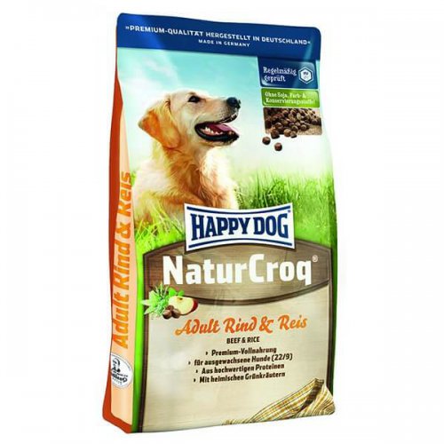 Сухой корм для собак Happy Dog Premium - NaturCroq Rind&Reis