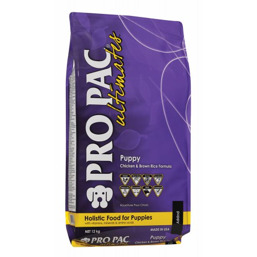 PRO PAC Ultimates Puppy Chicen&Brone Rice Сухой корм для щенков всех пород
