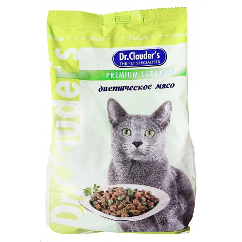 Dr.Clauder's. Сухой корм для кошек диетическое мясо