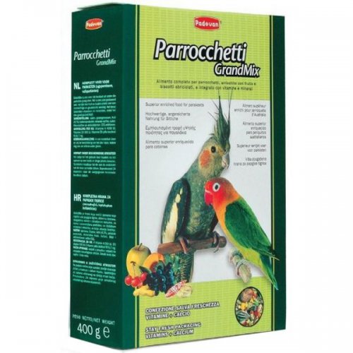 Padovan Parrocchetti GrandMix Падован для средних попугаев