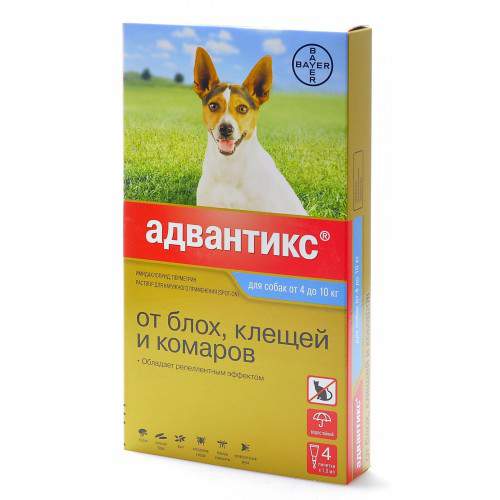 Адвантикс для собак от 4 до 10 кг
