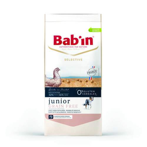 BAB’IN SELECTIVE JUNIOR GRAIN FREE POULET Сухой корм для щенков без злаков