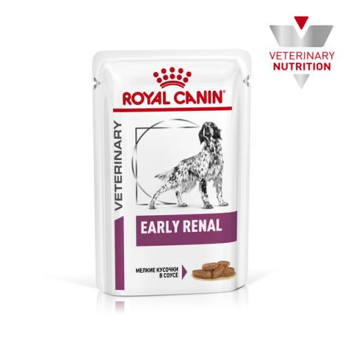 Royal Canin Early Renal Canine Корм консервированный диетический для взрослых собак при ранней стадии почечной недостаточности, соус (12 шт)