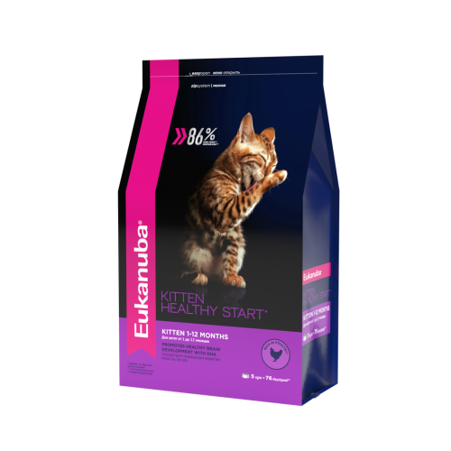 Eukanuba Kitten Healthy Start сбалансиованный сухой корм для котят