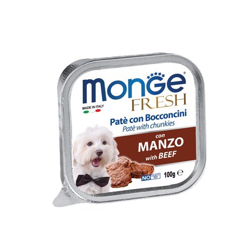 Monge Dog Fresh консервы для собак говядина