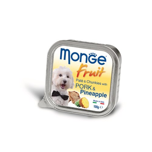 Monge Dog Fruit консервы для собак свинина с ананасом