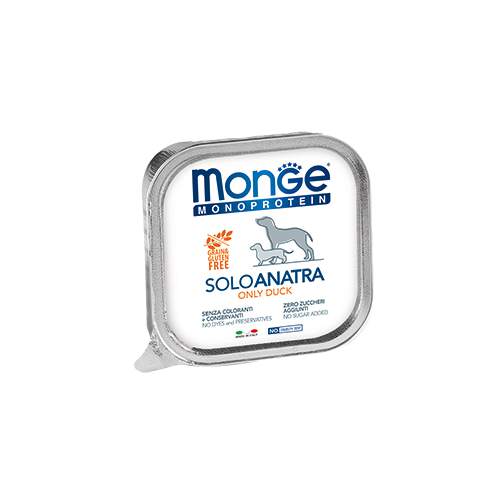 Monge Dog Monoprotein Solo B&S консервы для собак паштет из утки 