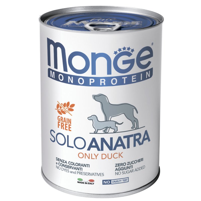 Monge Dog Monoprotein Solo B&S консервы для собак паштет из свинины