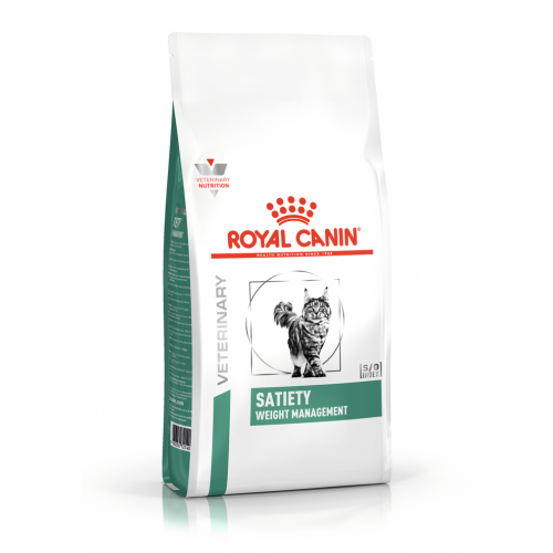 Упаковка Royal Canin Satiety Weight Management SAT 34 Feline сухой корм диетический для взрослых кошек  для снижения веса