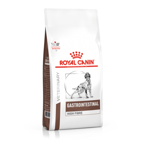Упаковка Сухой корм Royal Canin Gastrointestinal High Fibre полнорационный с повышенным содержанием клетчатки для собак