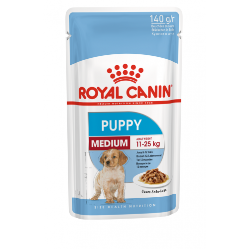 Упаковка Royal Canin Medium Puppy Корм консервированный для щенков средних размеров до 12 месяцев (10шт)