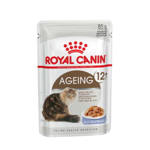 Корм для стареющих кошек Royal Canin Ageing 12+ Корм консервированный , желе (12шт)