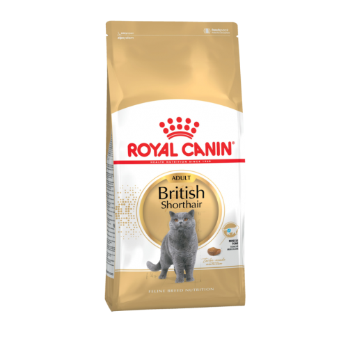 Royal Canin British Shorthair Adult сухой корм сбалансированный для взрослых британских короткошерстных кошек