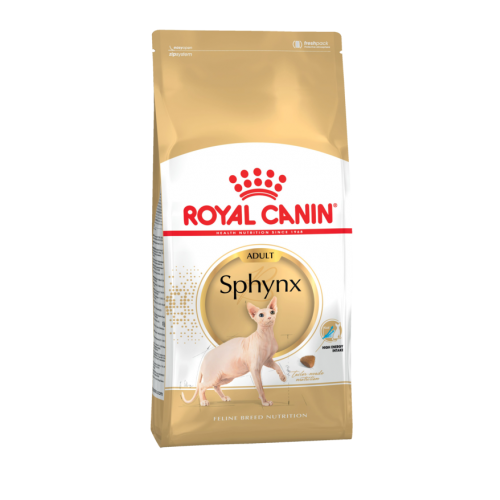 Royal Canin Sphynx Adult сухой корм сбалансированный для взрослых кошек породы Сфинкс от 12 месяцев