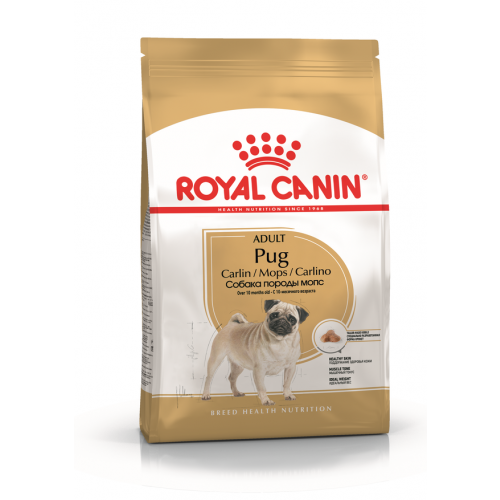 Сухой корм Royal Canin Pug Adult для взрослых собак породы Мопс от 10 месяцев