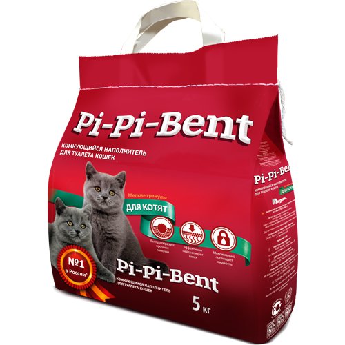 Пи-Пи-Бент, Наполнитель для котят комкующийся (крафт пакет)