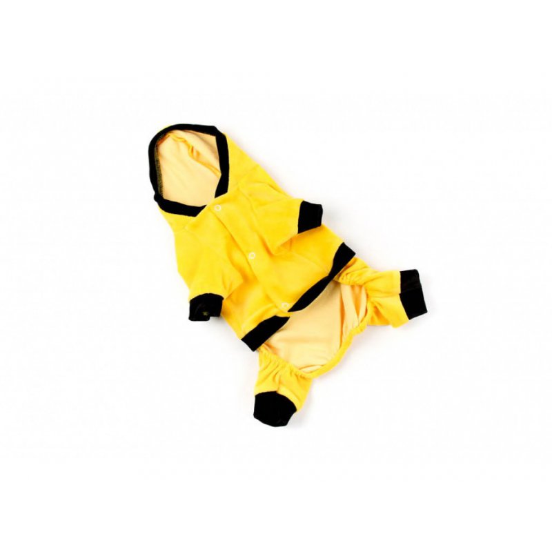 Велюровый костюм жёлтый