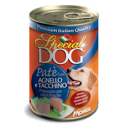 Special Dog консервы для собак паштет ягненок с индейкой 400г